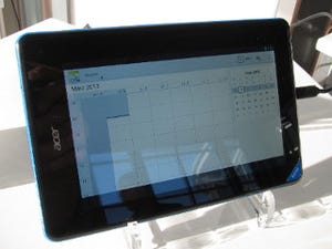 CeBIT 2013 - 119ユーロの7型タブレット「Iconia B1」発表、Android内蔵のスマートディスプレイも