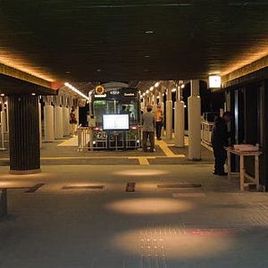 京都府京都市「嵐電」嵐山駅から改札口が消えた! 回遊性向上が目的