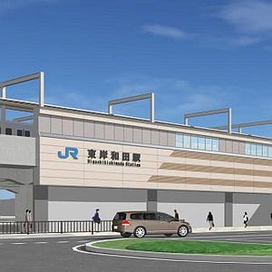JR西日本、東岸和田駅新駅舎のデザインを発表 - モチーフは「だんじり」