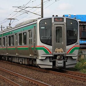 宮城県「桜の名所」東北本線大河原～船岡間で列車の速度落として運転