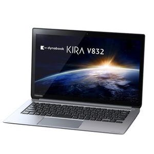 東芝、WQHDタッチ液晶の「dynabook KIRA V832」Web直販ではCore i7