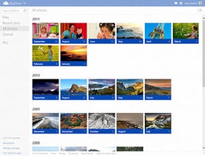 Microsoft、SkyDrive.comで写真表示の改良とアップロードの高速化