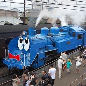 静岡県・大井川鐵道蒸気機関車C11形227号機、今年も青一色に!