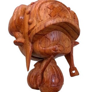 ワンピースから木彫りの熊ならぬ木彫りのチョッパー登場! 素材は紅木を使用