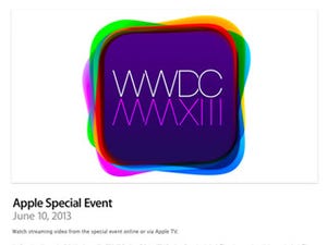 「WWDC 2013」基調講演がWebとApple TVから視聴可能に