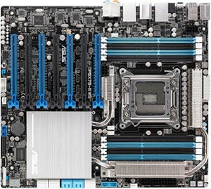 ASUS、PCIe 3.0 x16スロットを7基備えたWS向けIntel X79搭載マザーボード