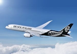 ニュージーランド航空が機体の新デザイン発表 -胴体にシダの葉のイラスト