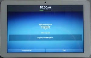 "第3のモバイルOS"「TIZEN」を搭載した10.1型WUXGAのタブレット - システナ