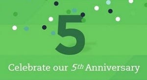 Evernote、5周年記念で「Evernote 5周年記念サイト」公開