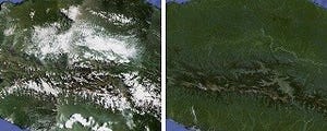 米Google、雲を除去した新しい衛星写真を公開 - Google Earth/Mapsで閲覧可
