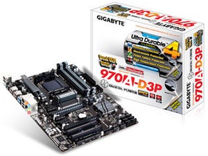 GIGABYTE、AMD 970搭載でSocket AM3+対応のATXマザーボード「GA-970A-D3P」
