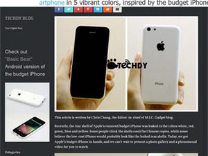 噂のスマホを宣伝に活用、Techdyが廉価版iPhoneのAndroid版をいち早く販売