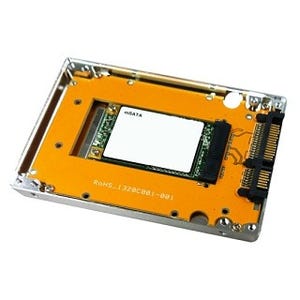 アユート、mSATA SSDを2.5型7mm厚SSDとして使えるアルミ製ケース