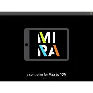 MaxパッチをiPadでコントロール可能にするiOSアプリ「MIRA」-Cycling '74