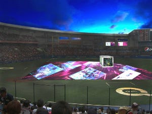 千葉県・QVCスタジアムが3Dプロジェクションマッピングで染まる!