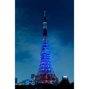 東京タワーで「中秋の名月」イベント -月を引き立てるライトアップに