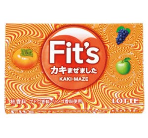 ロッテガム「Fit's」に秋の味覚・柿を取り入れた新フレーバーが登場!