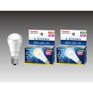 東芝、業界トップクラス124.6lm/Wの効率を実現したミニクリプトン形LED電球
