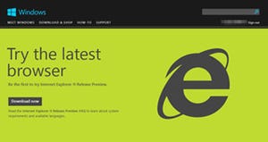 Windows 7のInternet Explorer 11プレビュー版が公開、タッチ操作に対応