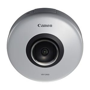 キヤノン、世界最小をうたうフルHD対応ドーム型ネットワークカメラ