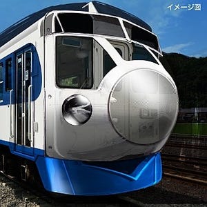 新幹線0系イメージ!? JR四国、予土線に観光列車「鉄道ホビートレイン」導入