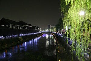 栃木県の"蔵の街"を幻想的な光で照らす「うずま冬ほたるキラフェス」開催