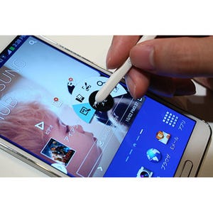 写真で見るKDDI2013冬モデル - 「GALAXY Note 3」編