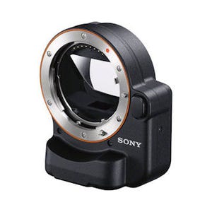 ソニー、フルサイズCMOSのEマウントカメラに対応したAマウントアダプター