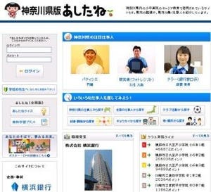 横浜銀行、小中高校生向け職業学習用Webサイト「神奈川県版あしたね」開設