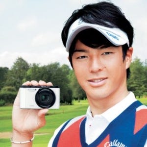 カシオ「EXILIM」に新ゴルフモデル - 石川遼プロと自分のスイングを比較