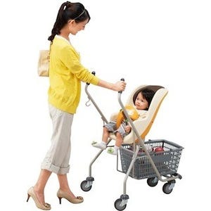赤ちゃんと買い物が楽しめる対面式ショッピングワゴン発売 -コンビウィズ