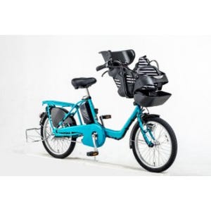 パナソニック、幼児2人の同乗が可能な電動アシスト自転車に小径モデル