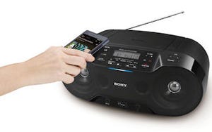 ソニー、スマホとのBluetooth接続に対応する多機能なCDラジオ