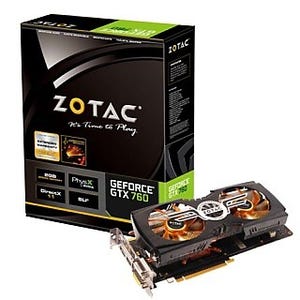 ZOTAC、Zalman製GPUクーラーのOC版GeForce GTX 760グラフィックスカード