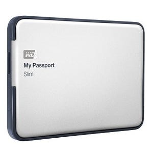 ウエスタンデジタル、ポータブルHDD「My Passport」の1TB/2TBスリムモデル