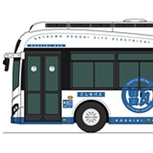 鹿児島県薩摩川内市に、市内運行用の72人乗りEVバス1両を納入 - 三菱重工