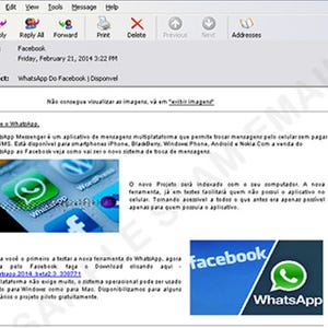 LINE競合アプリ"WhatsApp"に偽装した悪質メールに注意 - トレンドマイクロ
