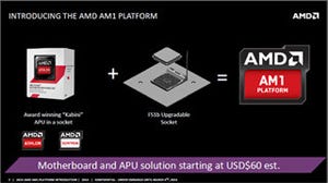 AMD、ソケット版のKabiniを搭載した新プラットフォーム「AM1」を発表 - APUのブランド名は「Athlon」と「Sempron」が復活