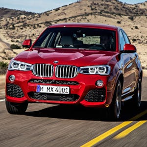 BMW「X4」発表! 新モデルは「X3」ベースのスポーツアクティビティクーペに