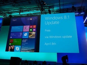 Build 2014 - 8.1アップデートやWindows無料化、スタートメニュー復活まで多くを語った初日基調講演