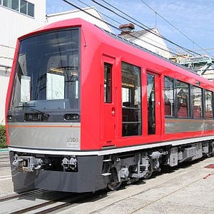 箱根登山鉄道、新型車両3000形1両の搬入を完了 - 残る1両も夏頃に搬入予定