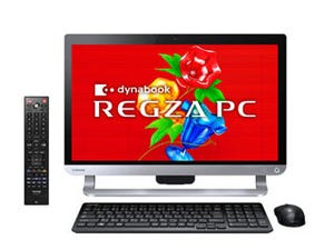 東芝、TV機能付き21.5型デスクトップPC「REGZA PC D81 / D71」 - CPUを強化