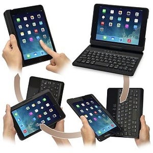 日本トラストテクノロジー、iPad miniをノートPC風に使うキーボードケース