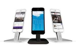フォーカルポイント、純正ケーブルと連携するiPhone/iPad mini充電スタンド