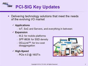 PCI-SIG、M-PCIeやM.2、PCIe Gen4などの最新動向を説明 - 昨年に引き続き「省電力化」が大きなトピックに
