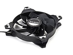 ZALMAN、デュアルブレード仕様で冷却性能を高めた120mmファン