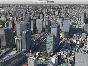 アップルの「マップ」アプリに東京のFlyoverが登場 - 航空写真を3Dで表示