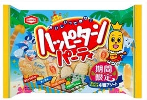 亀田製菓「ハッピーターン トロピカルパイン味」入りアソート2種を限定発売