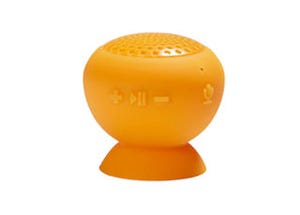 浴室の壁に吸着させて音楽を聴ける吸盤付きの防水Bluetoothスピーカー