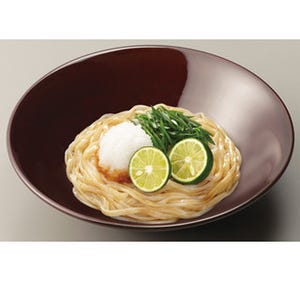 なか卯、すだちが丸ごと1個付いた季節限定「すだちおろしうどん」発売